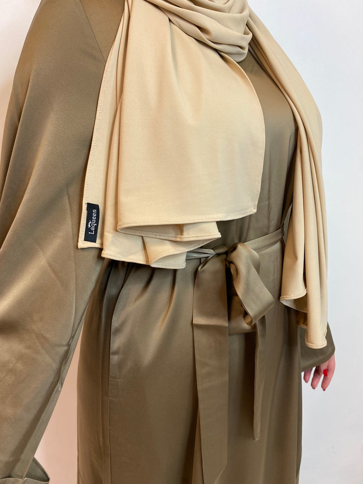 Abaya dress khaki