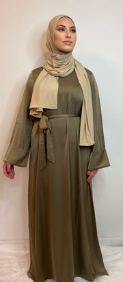 Abaya dress khaki